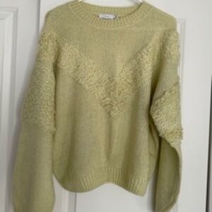 *BRAND NEW* Lush FRESH APPROACH TEXTURED SWEATER - Bright Yellow/Green - Size M